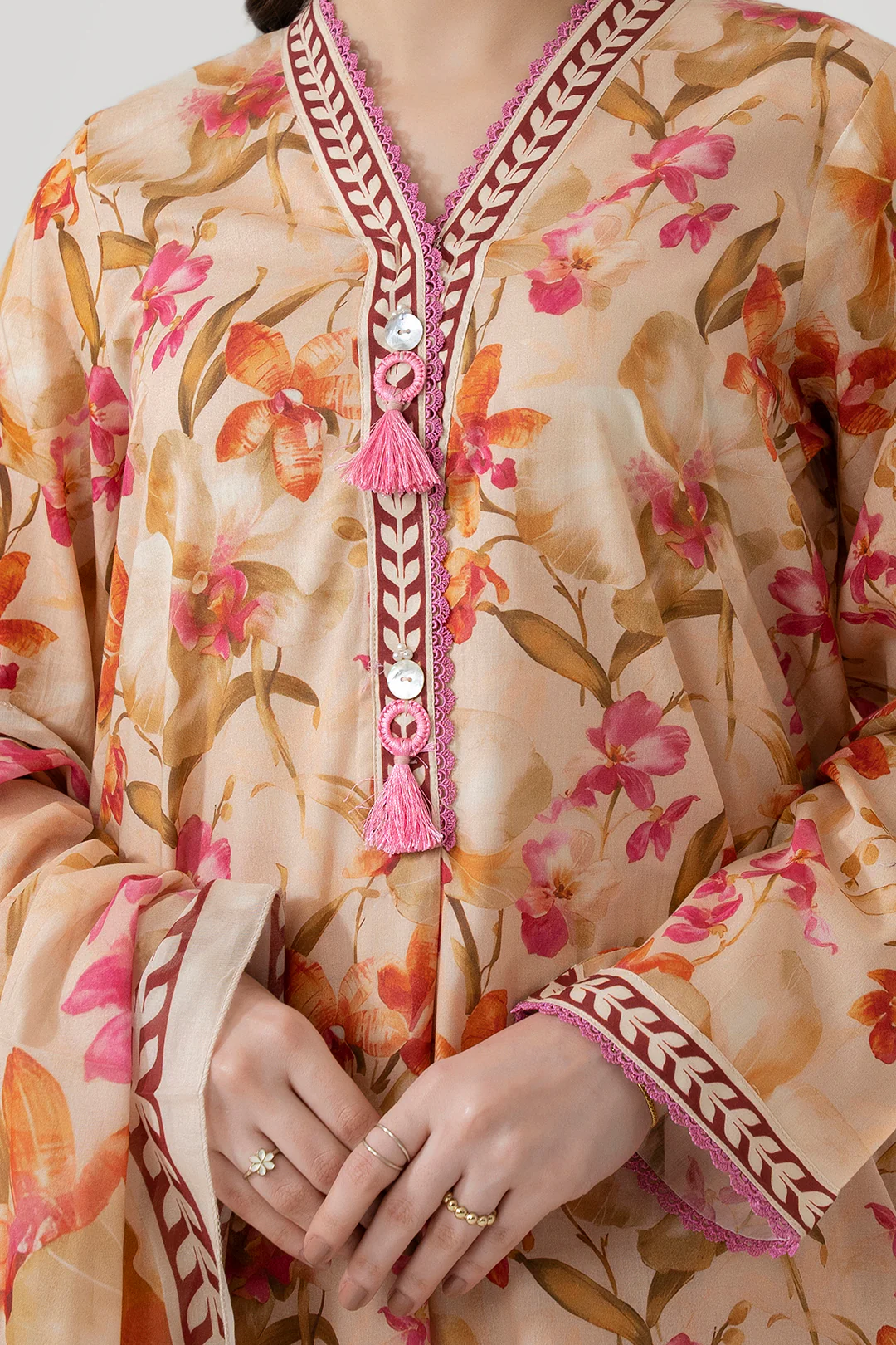 Kurta Dupatta Trouser - 1607 - Image 4