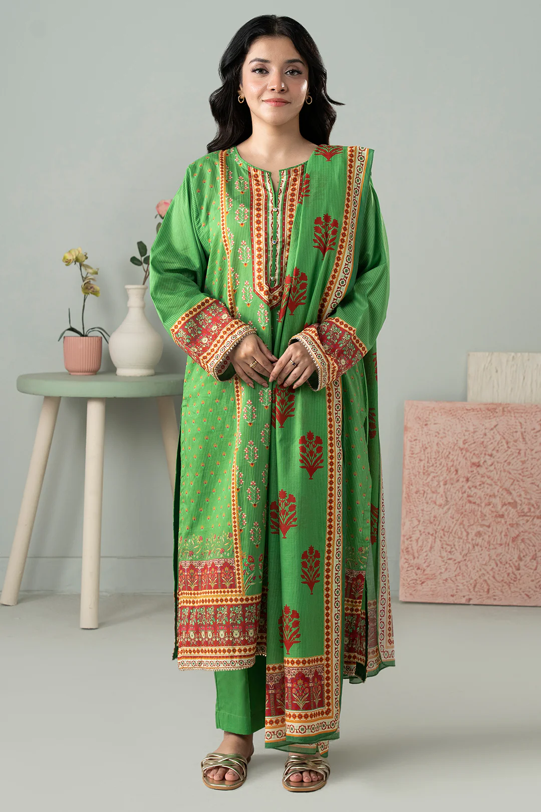 Kurta Dupatta Trouser - 1618 - Image 6