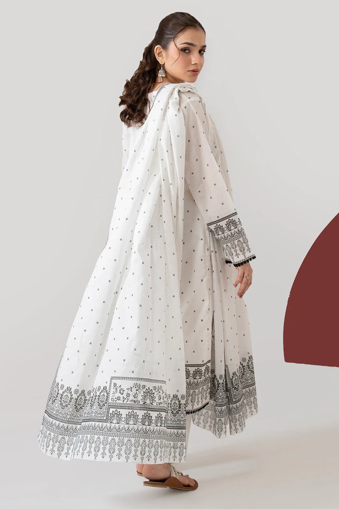 Kurta Dupatta Trouser - 1624 - Image 3