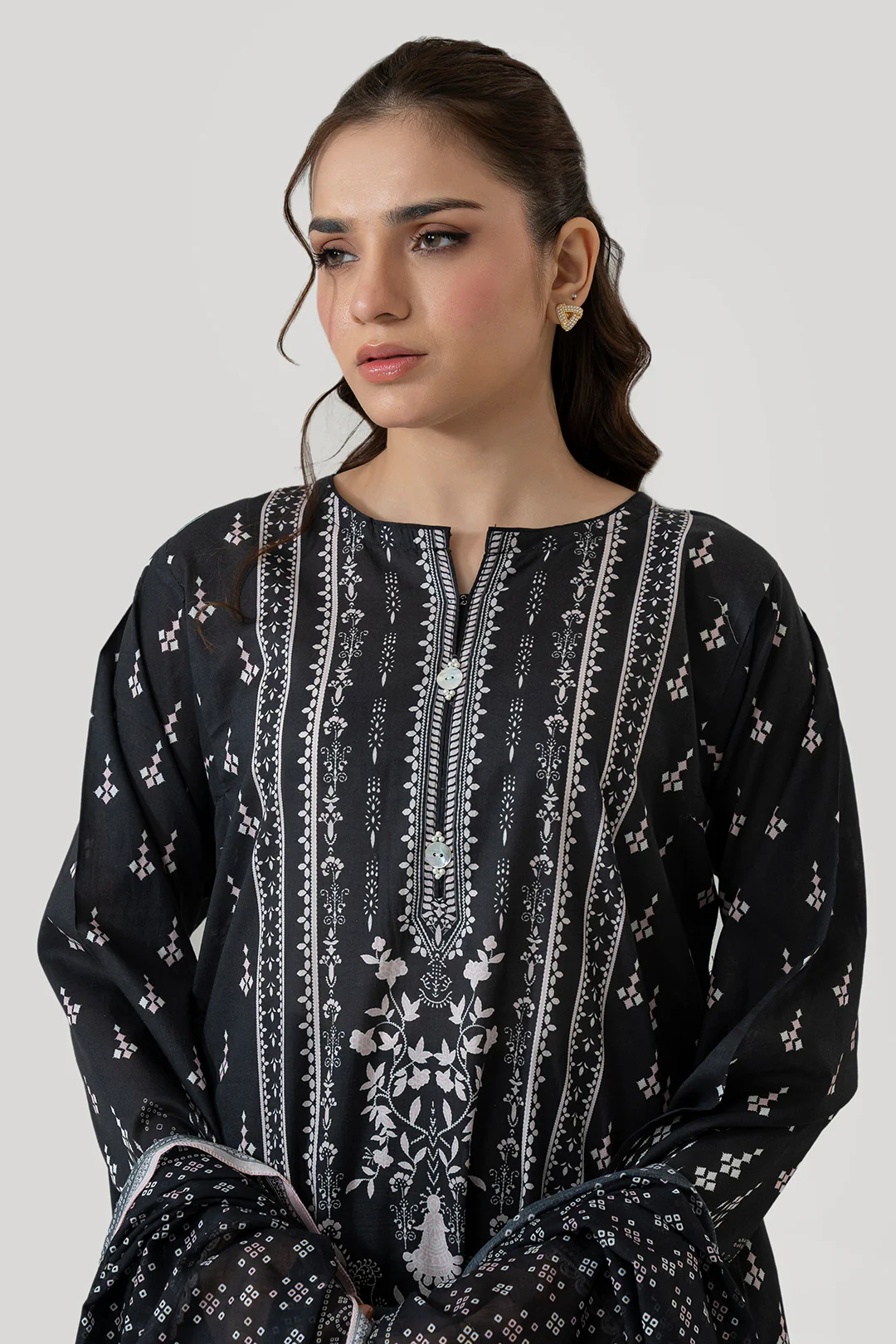 Kurta Dupatta Trouser - 1700 - Image 2