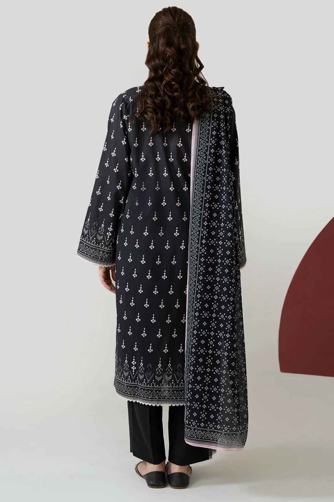Kurta Dupatta Trouser - 1700 - Image 7