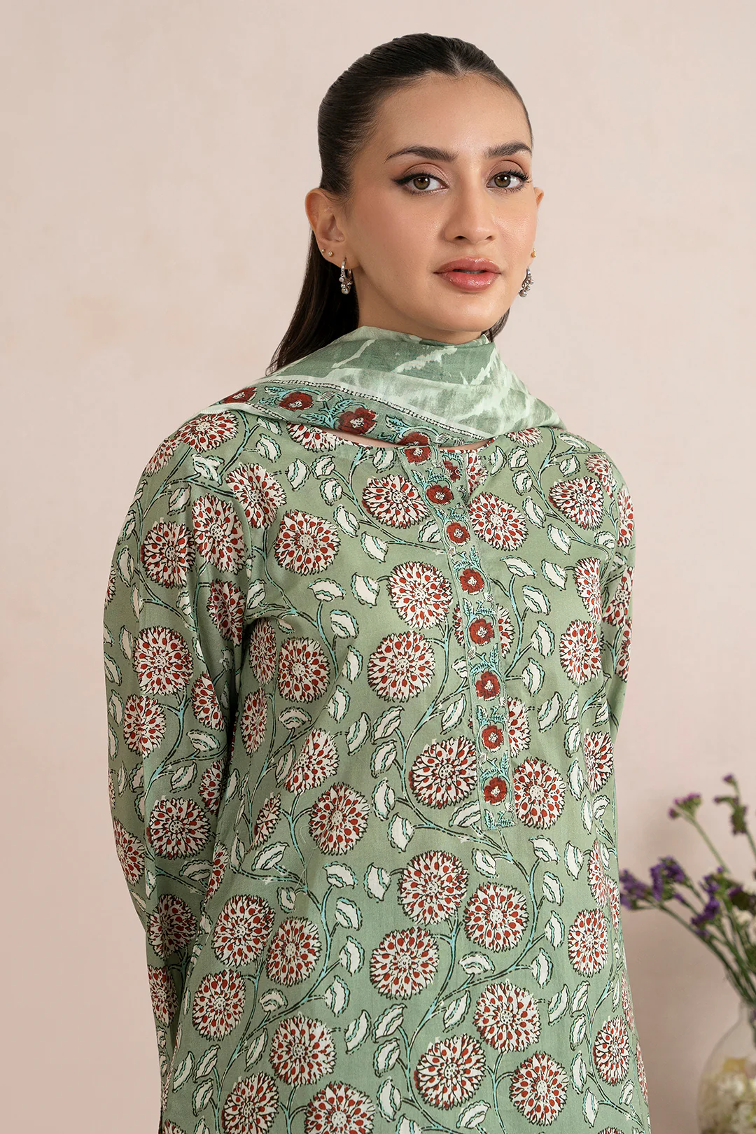 Kurta Dupatta Trouser - 1704 - Image 4