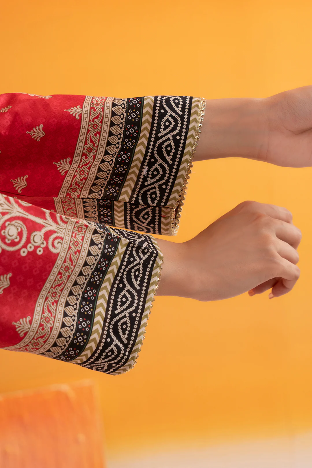 Embroidered Kurta Dupatta Trouser - 1713 - Image 5