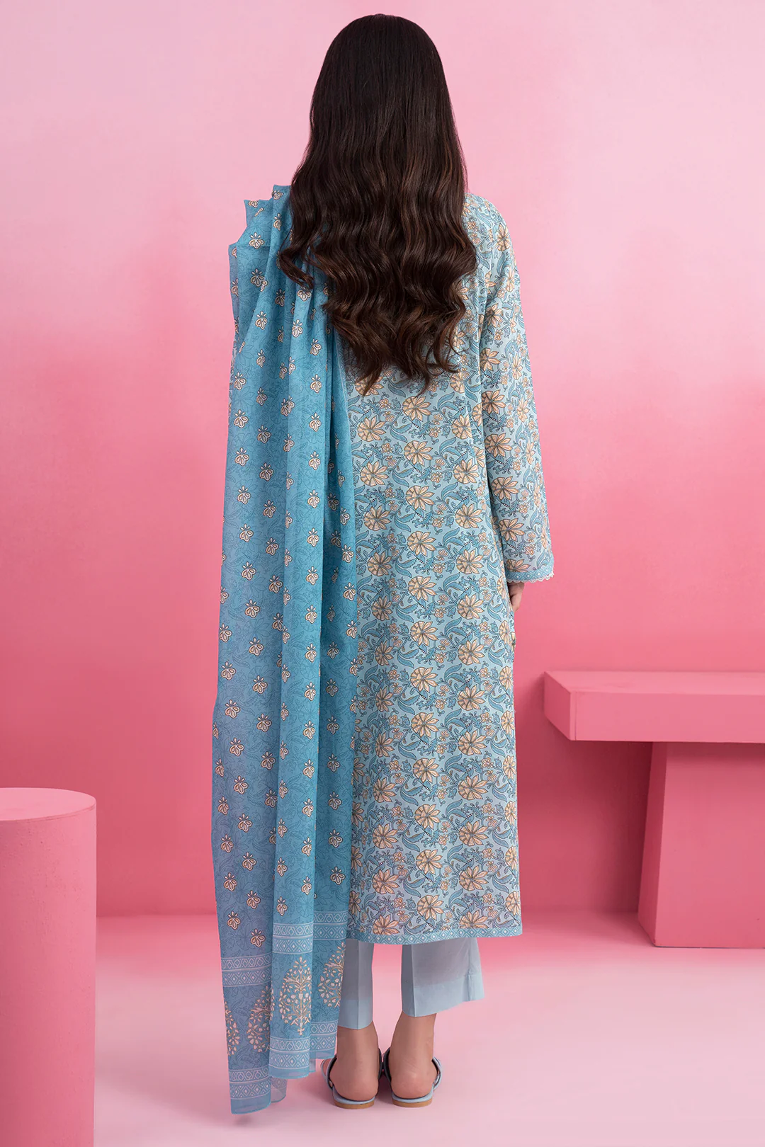 Kurta Dupatta Trouser - 1777 - Image 6