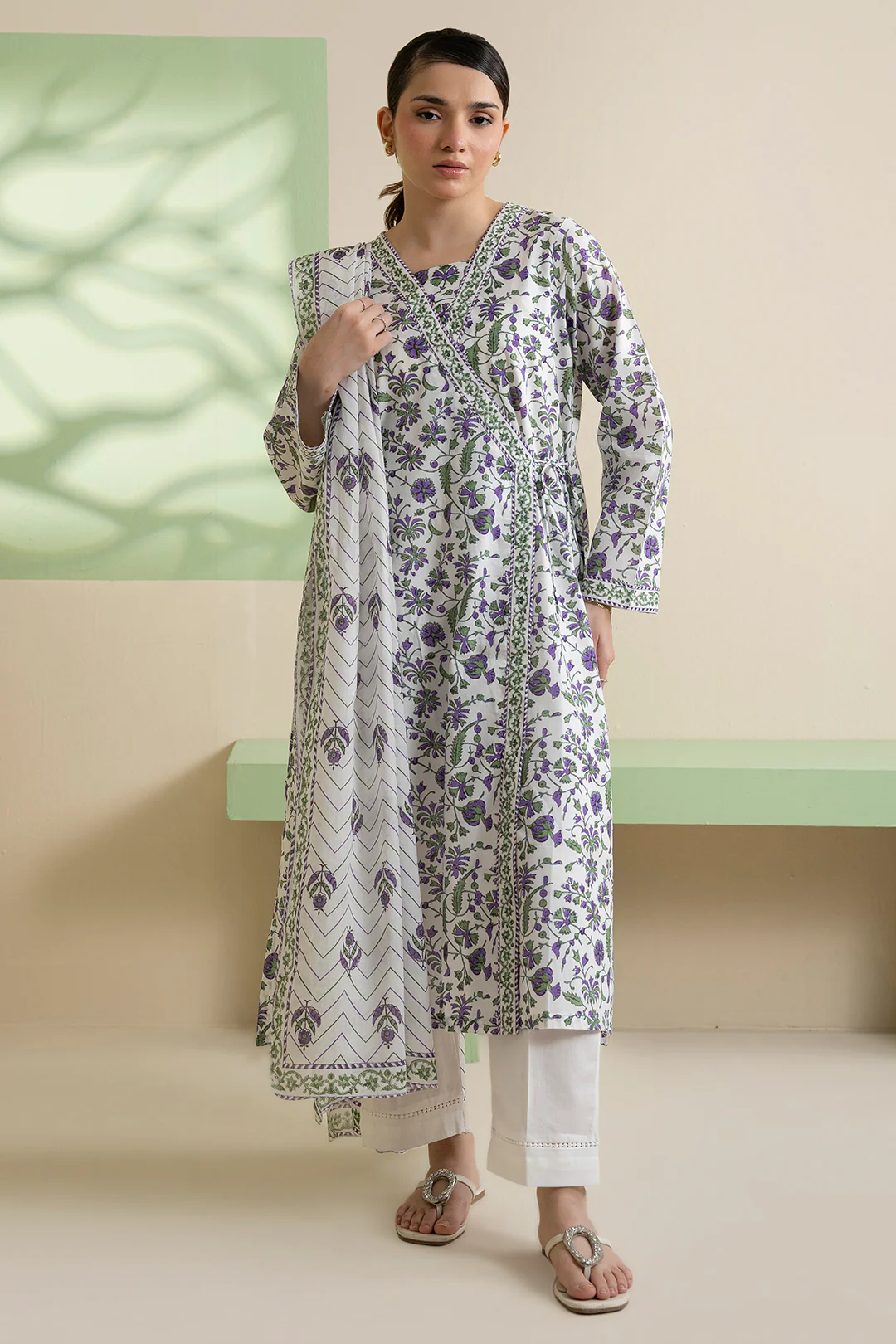 Kurta Dupatta Trouser - 1779 - Image 4