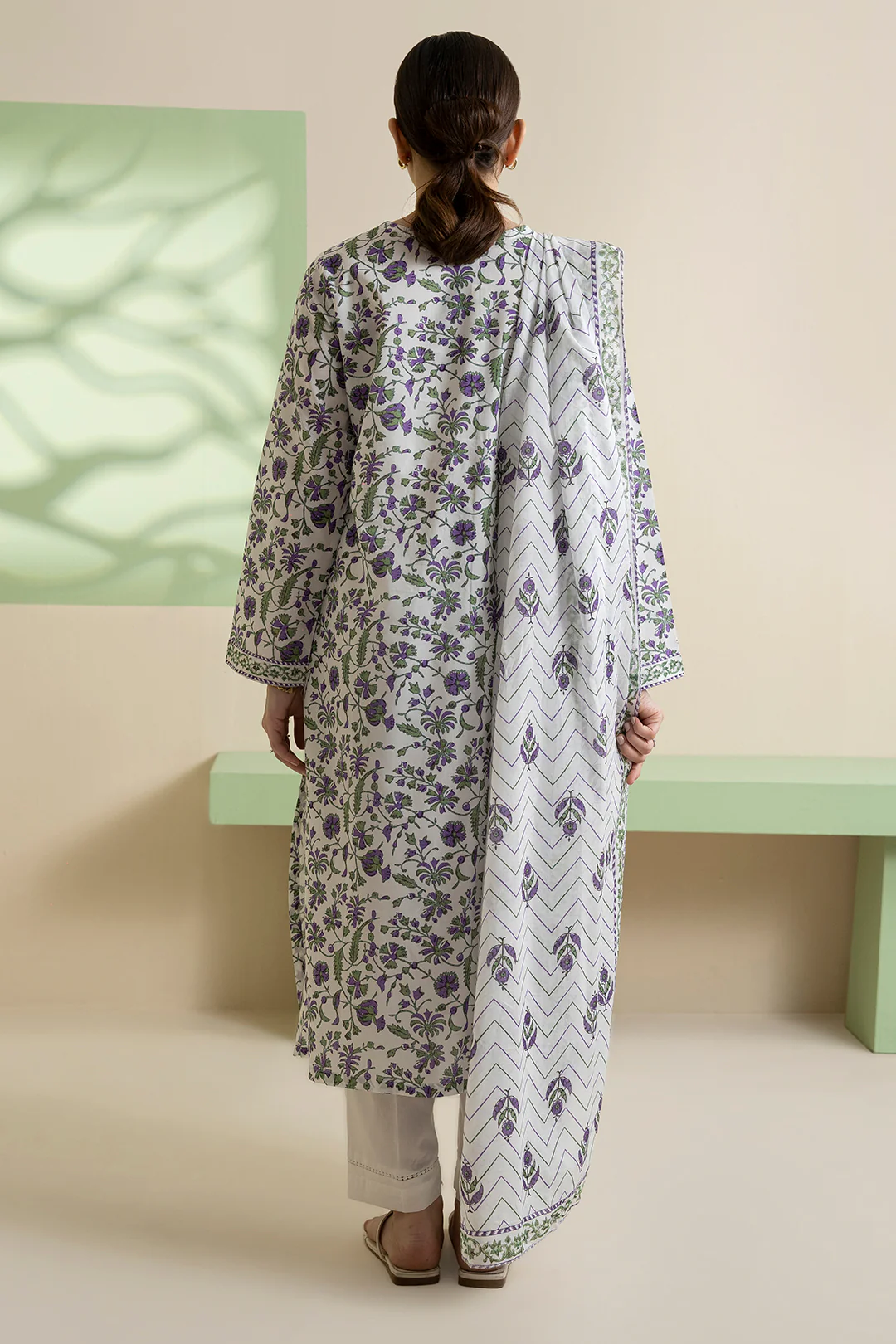 Kurta Dupatta Trouser - 1779 - Image 9