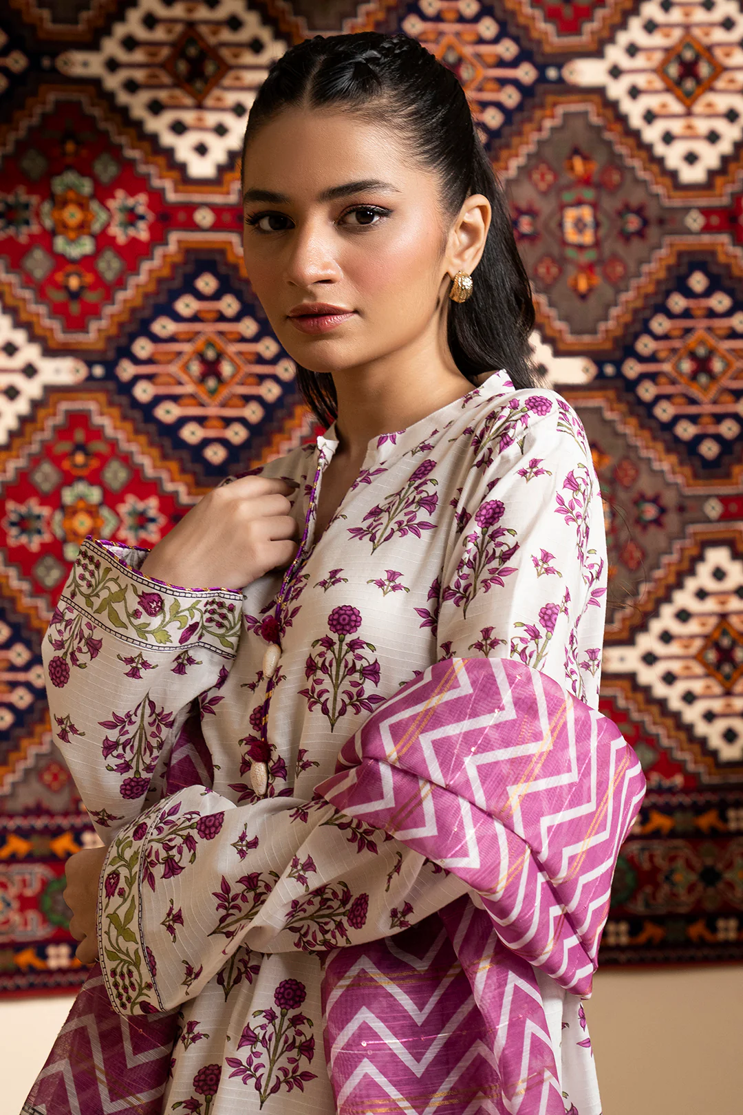 Kurta Dupatta Trouser - 1782 - Image 5