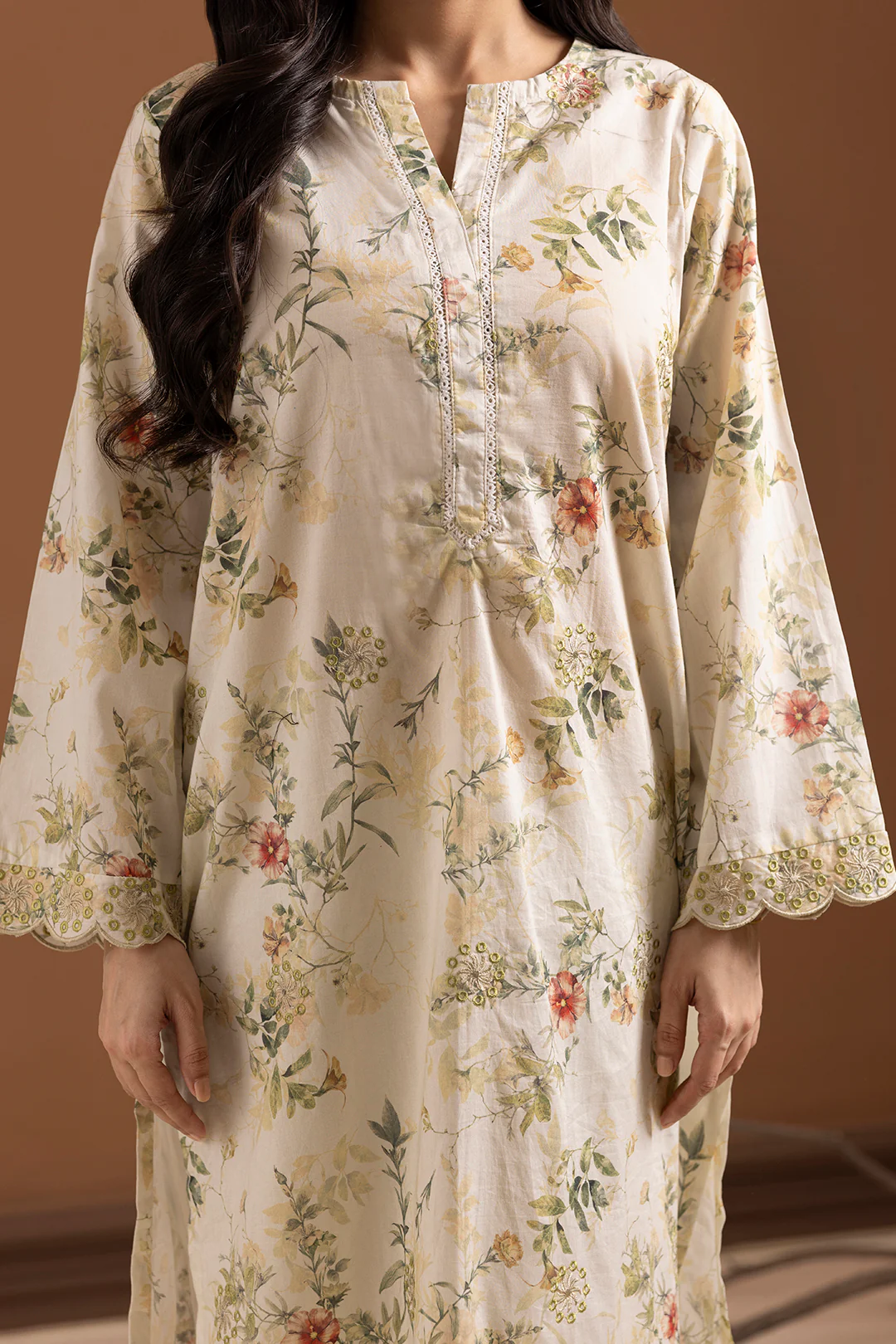 Embroidered Kurta Dupatta Trouser - 1783 - Image 4