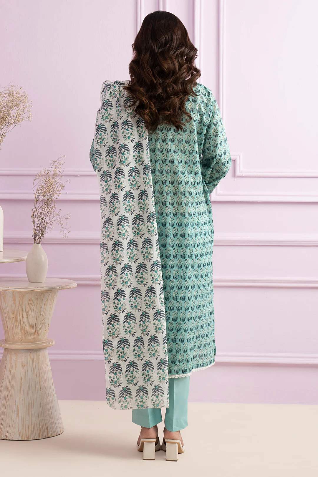 Kurta Dupatta Trouser - 1829 - Image 8