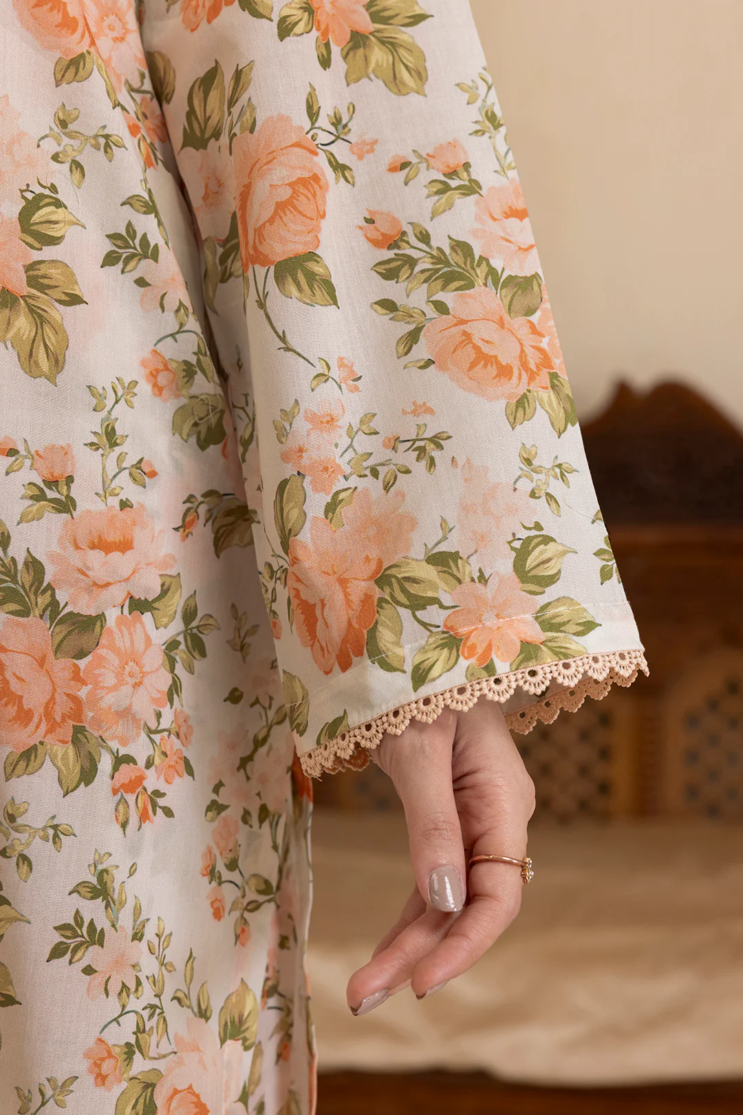 Embroidered Kurta Dupatta Trouser - 1868 - Image 6