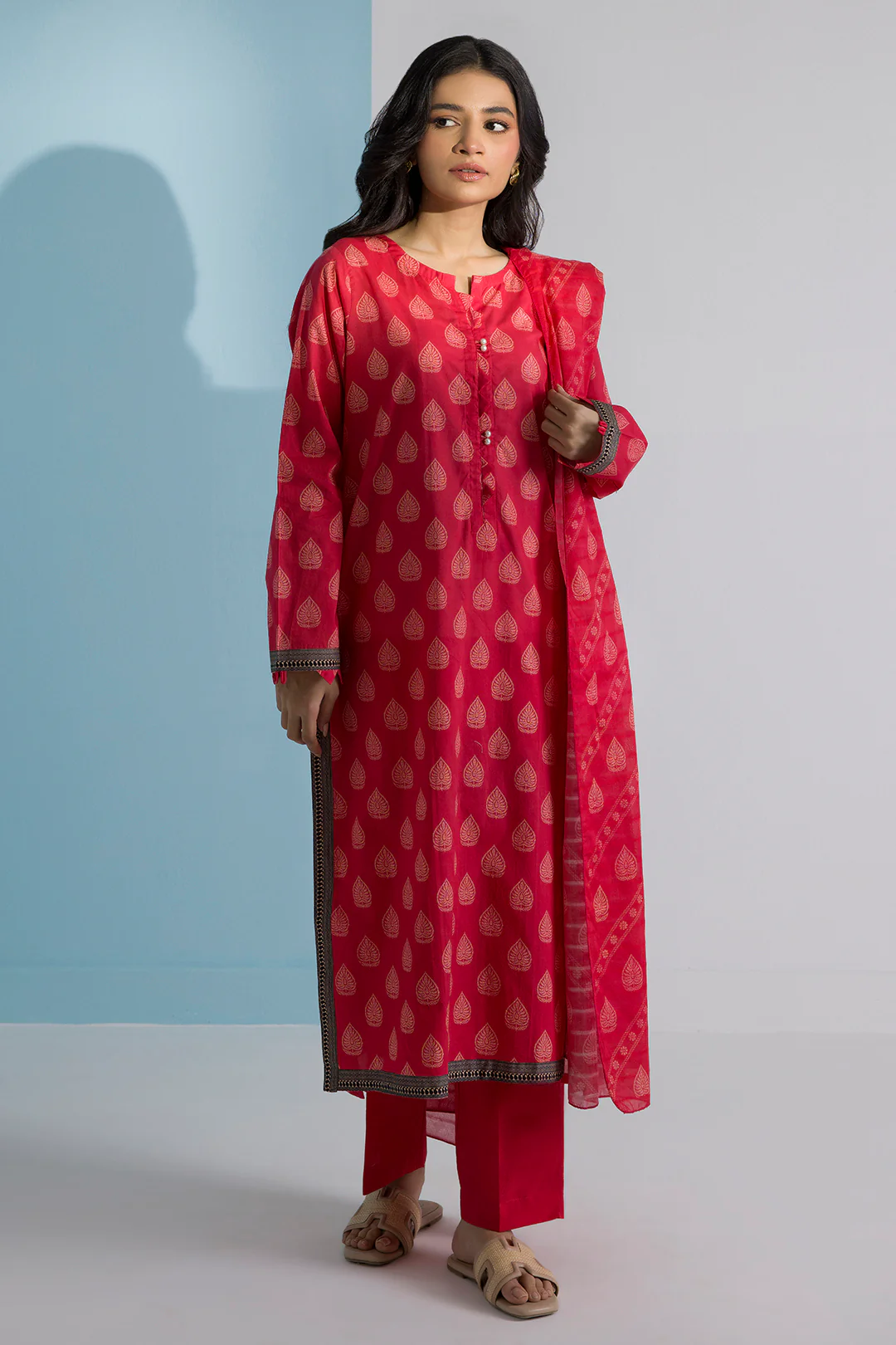 Kurta Dupatta Trouser - 1927 - Image 3