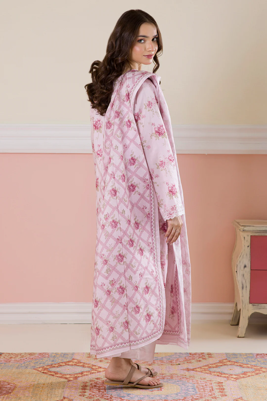 Embroidered Kurta Dupatta Trouser - 1988 - Image 5