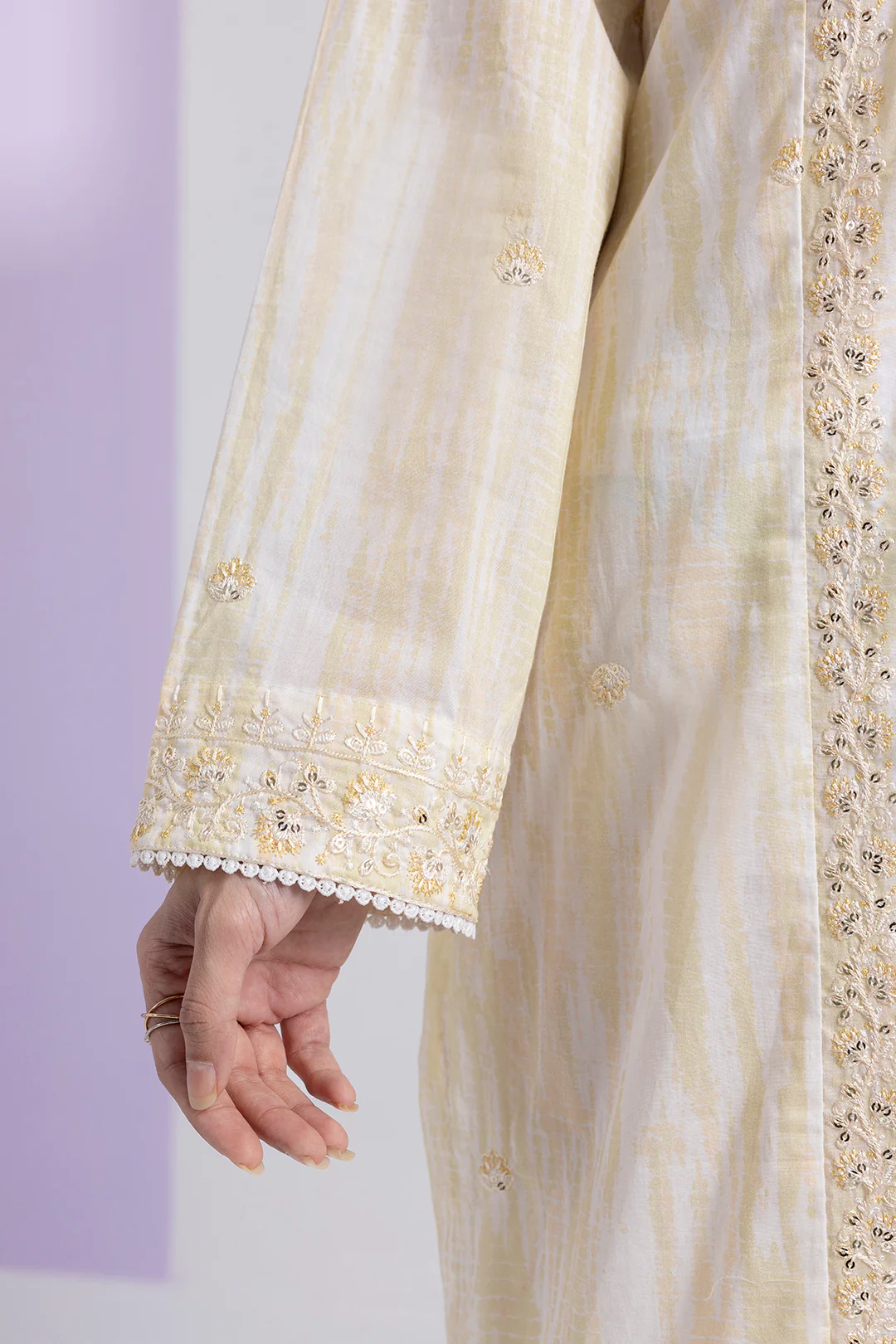 Embroidered Kurta Dupatta Trouser - 2008 - Image 4