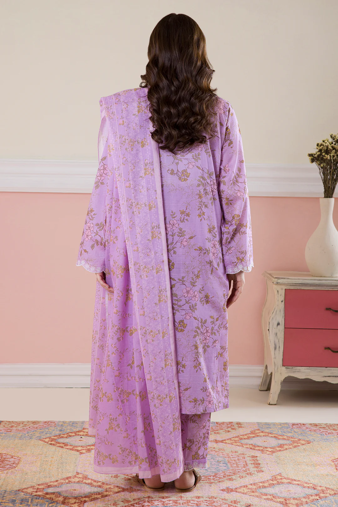 Embroidered Kurta Dupatta Trouser - 2022 - Image 8