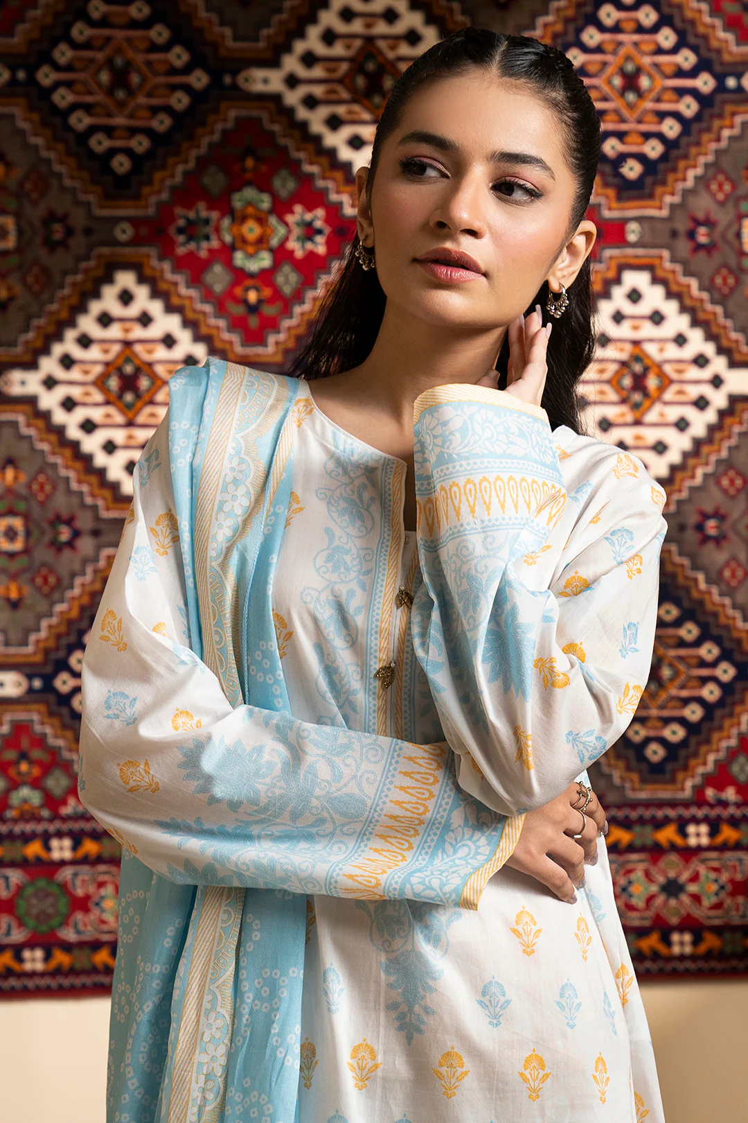 Kurta Dupatta Trouser - 2054 - Image 2