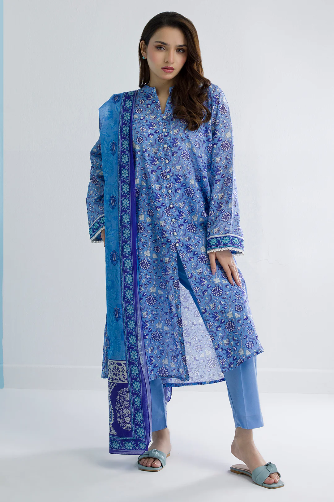 Kurta Dupatta Trouser - 2104 - Image 5