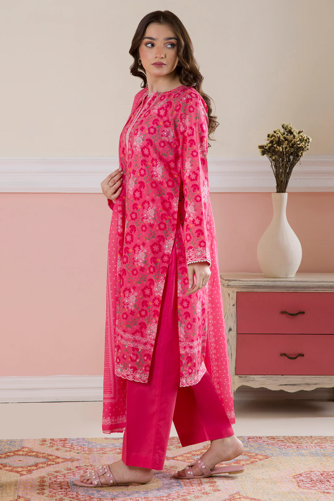 Kurta Dupatta Trouser - 2137 - Image 3