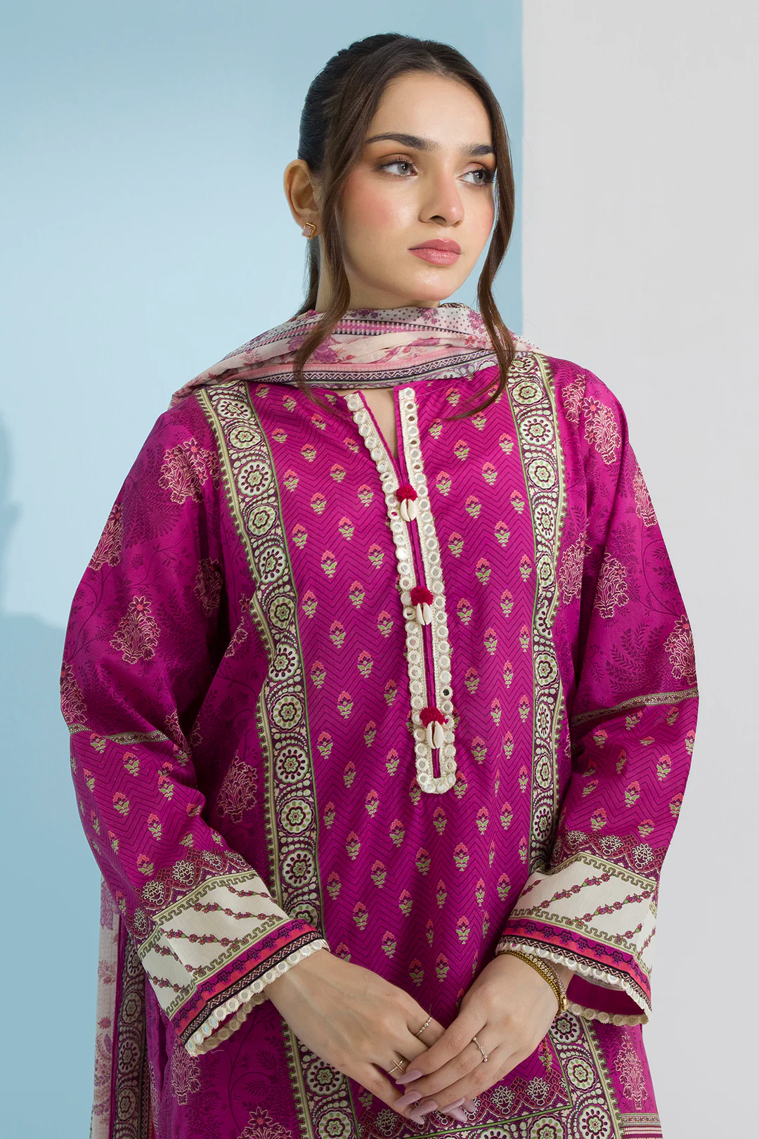 Kurta Dupatta Trouser - 2189 - Image 2
