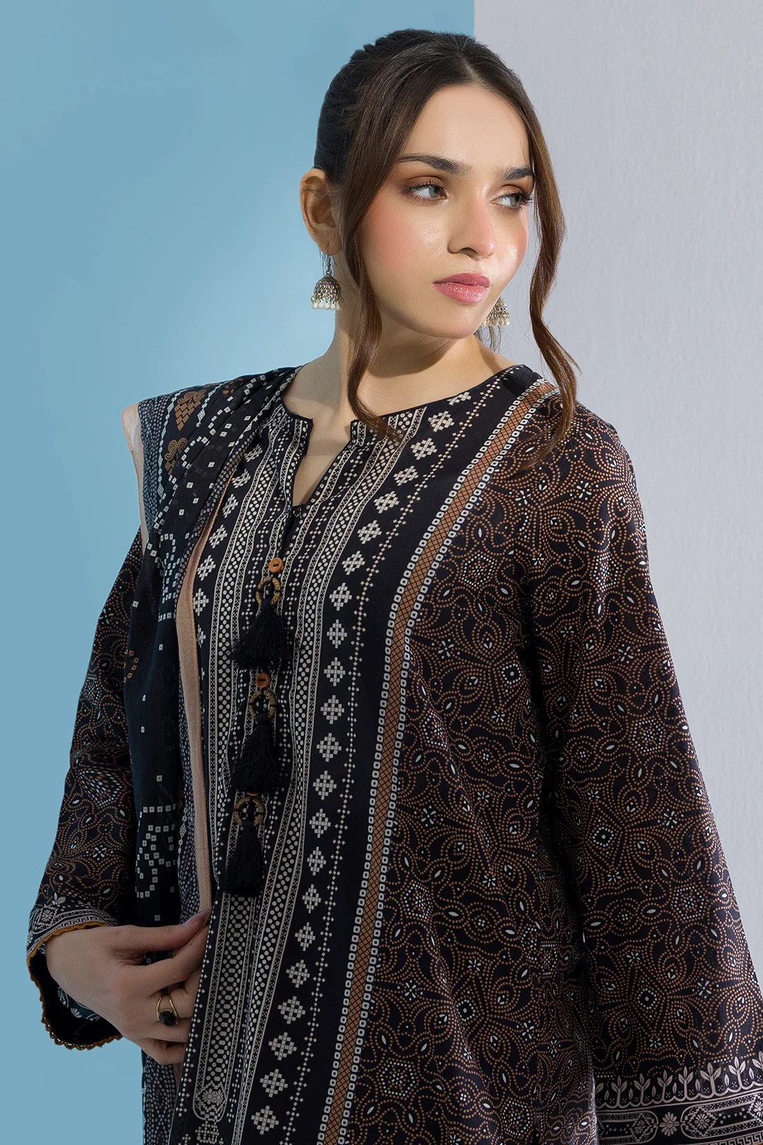 Kurta Dupatta Trouser - 2195 - Image 8