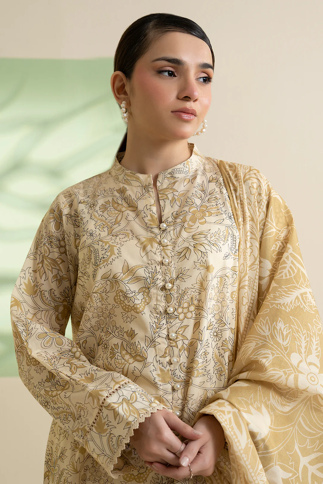 Kurta Dupatta Trouser - 2251 - Image 2