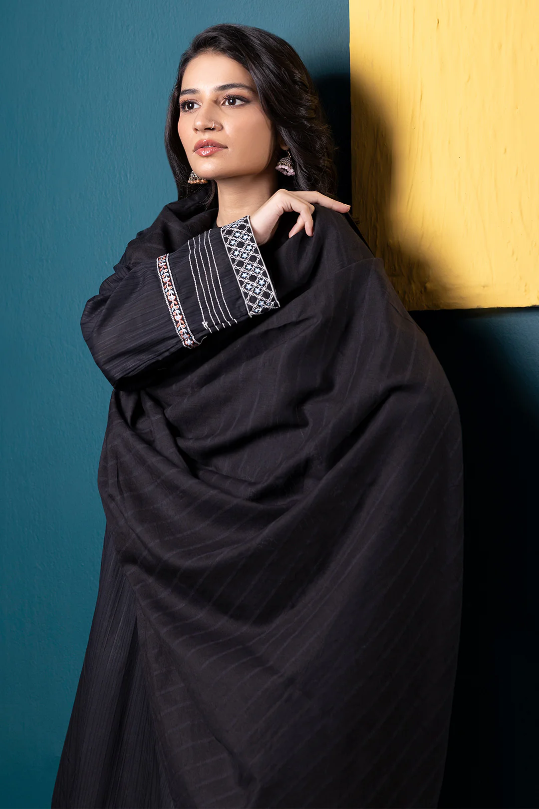 Embroidered Kurta Dupatta Trouser - 2515 - Image 11