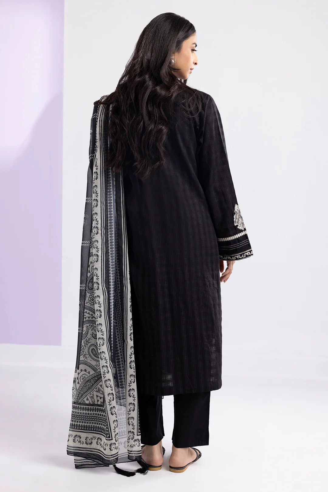 Embroidered Kurta Dupatta Trouser - 2576 - Image 7