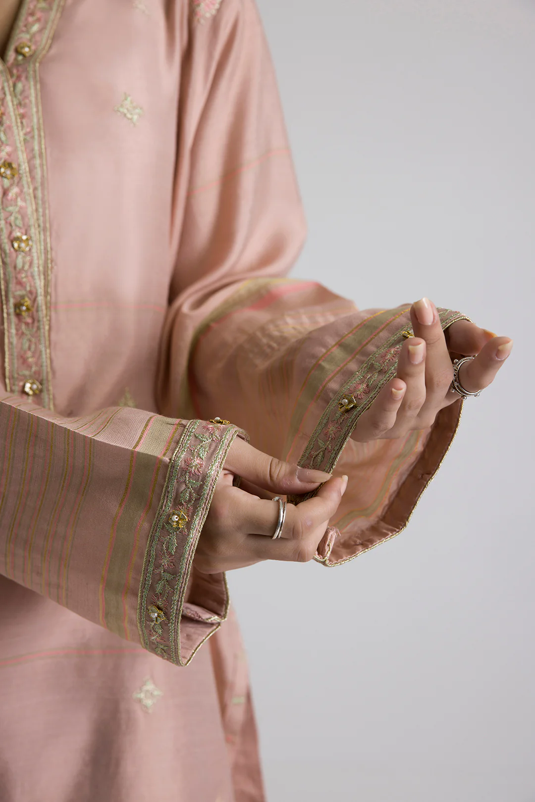 Embroidered Kurta Dupatta Trouser - 2578 - Image 5