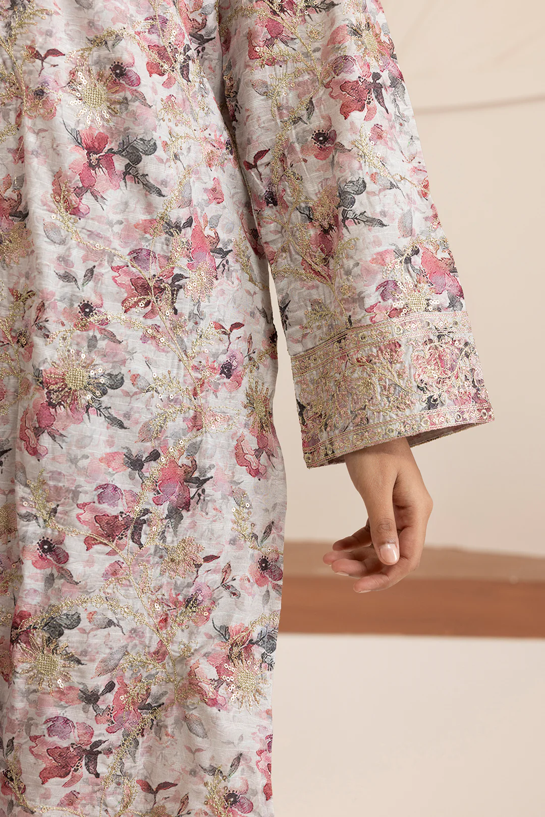 Embroidered Kurta Dupatta Trouser - 2653 - Image 7