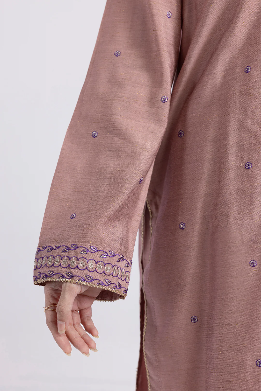 Embroidered Kurta Dupatta Trouser - 2664 - Image 5