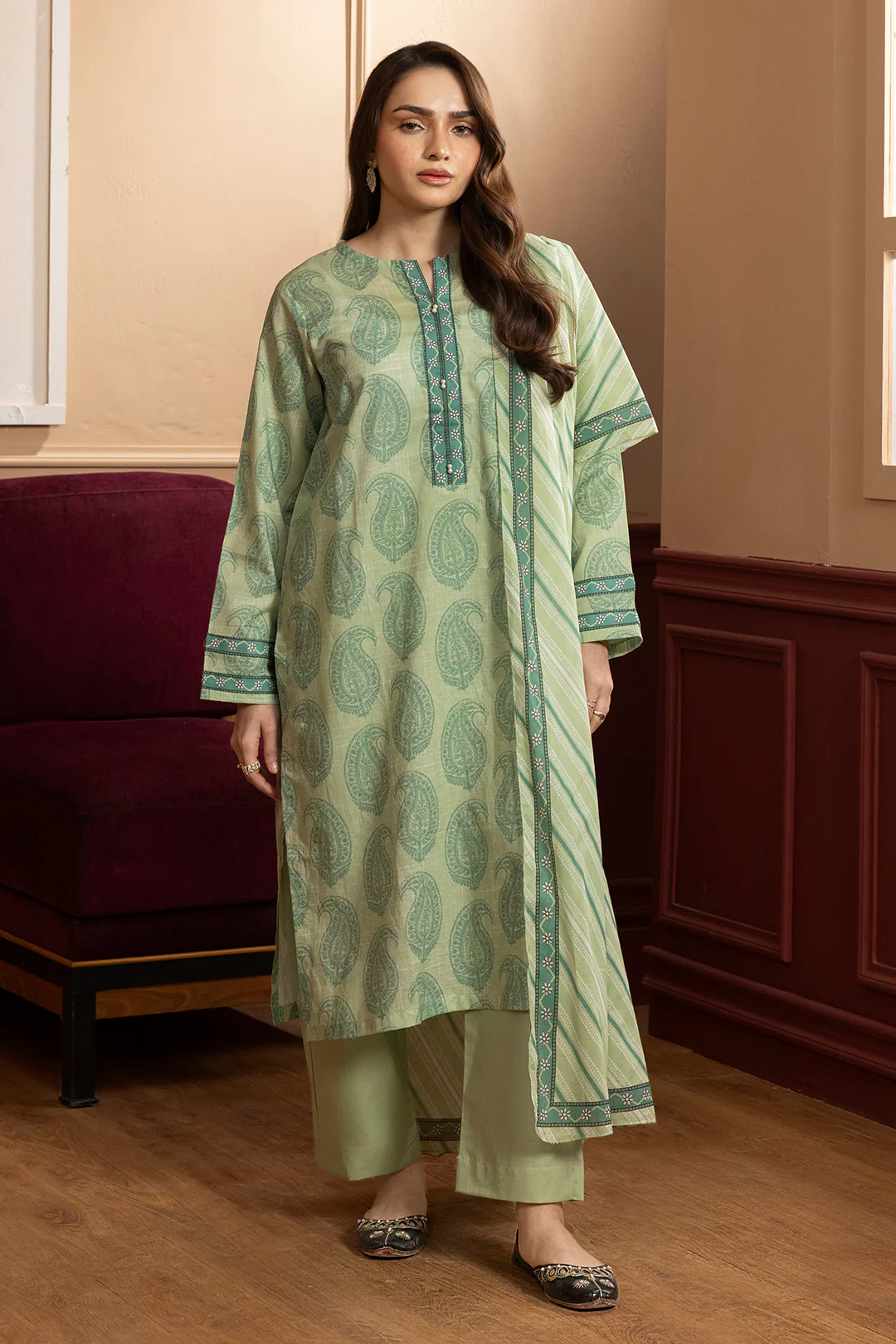 Kurta Dupatta Trouser - 1946 - Image 3
