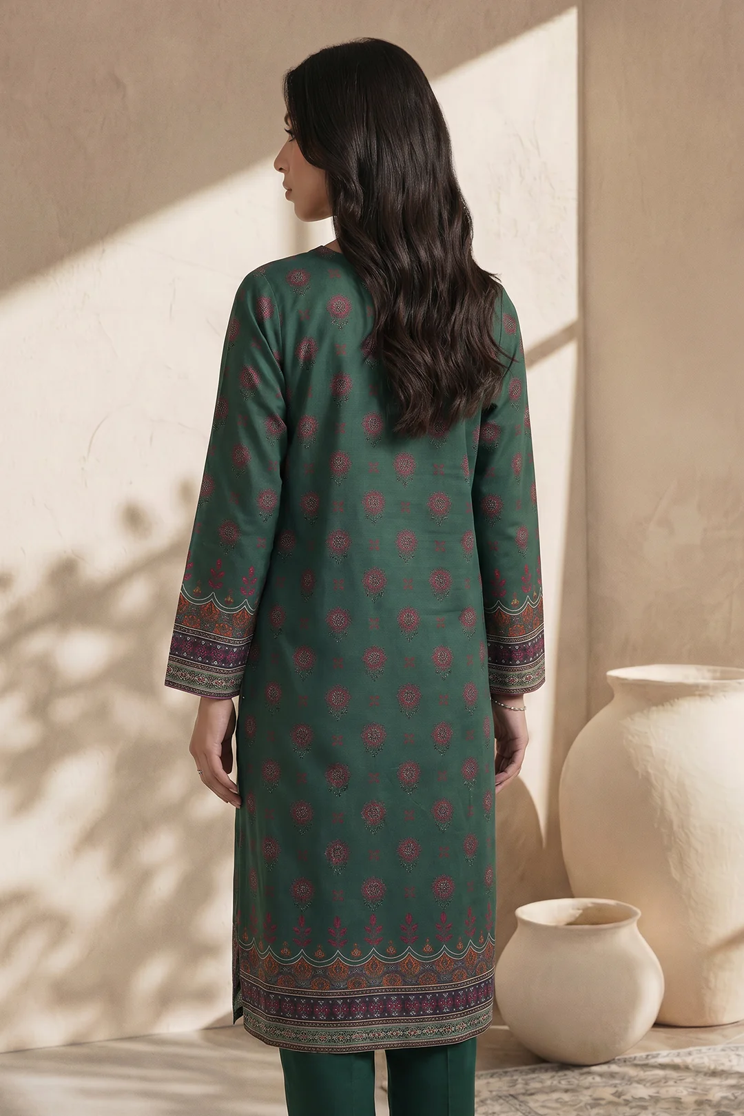 Kurta Dupatta Trouser - 2140 - Image 6