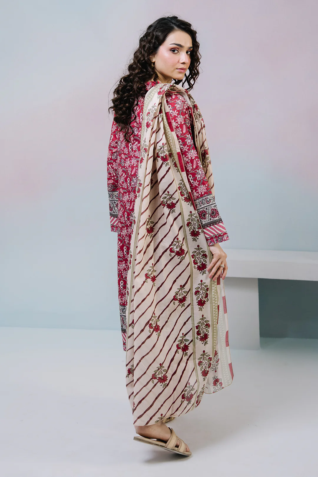 Kurta Dupatta Trouser - 2145 - Image 5