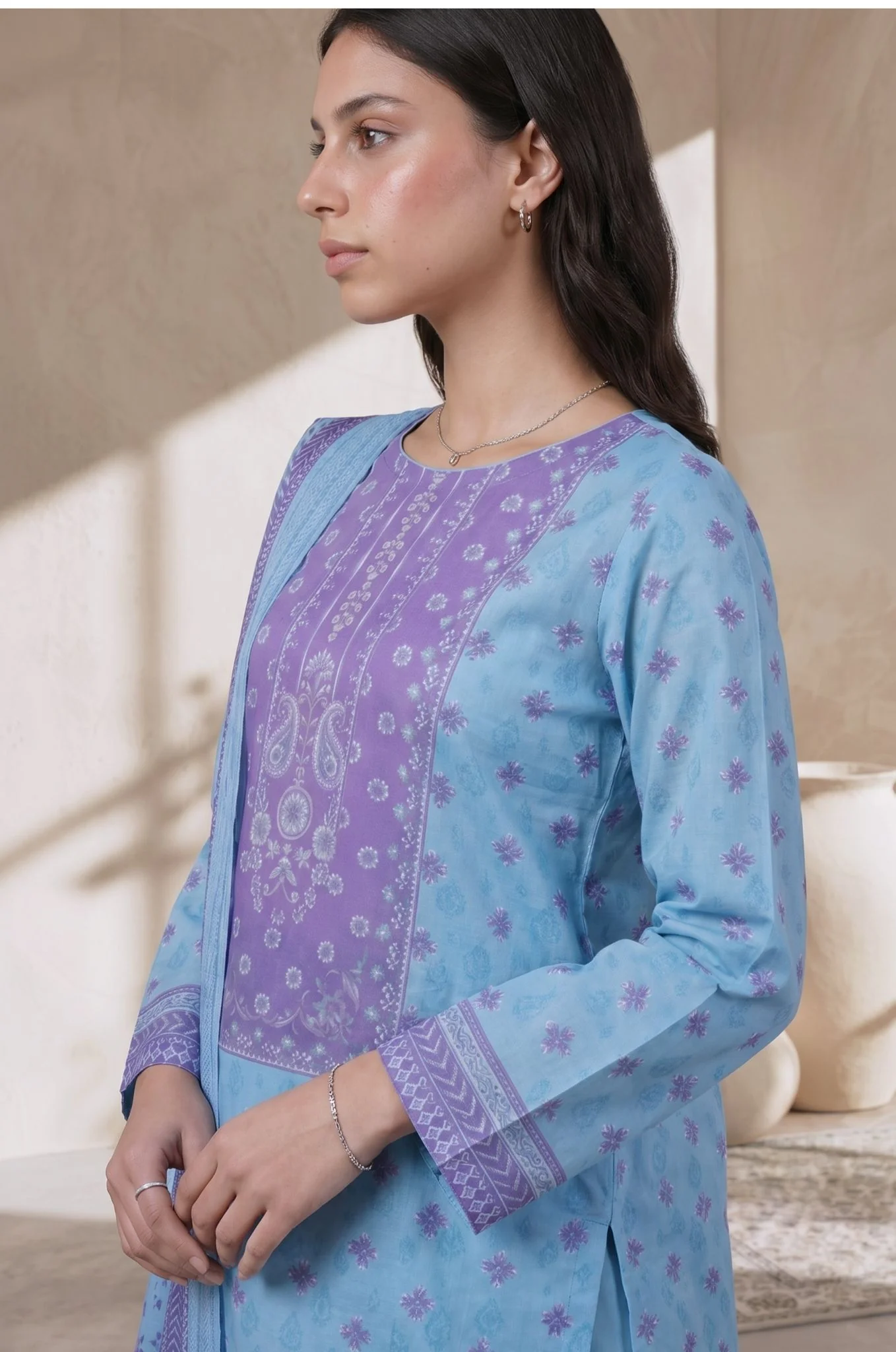 Kurta Dupatta Trouser - 2148 - Image 5