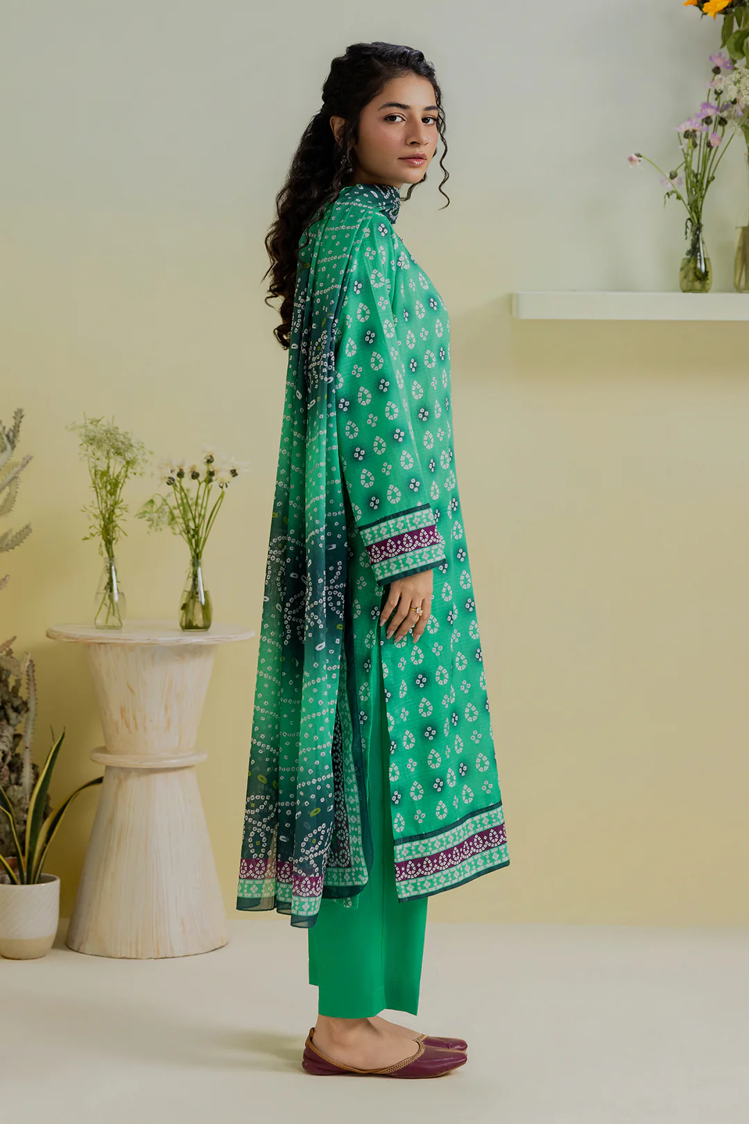 Kurta Dupatta Trouser - 2162 - Image 6