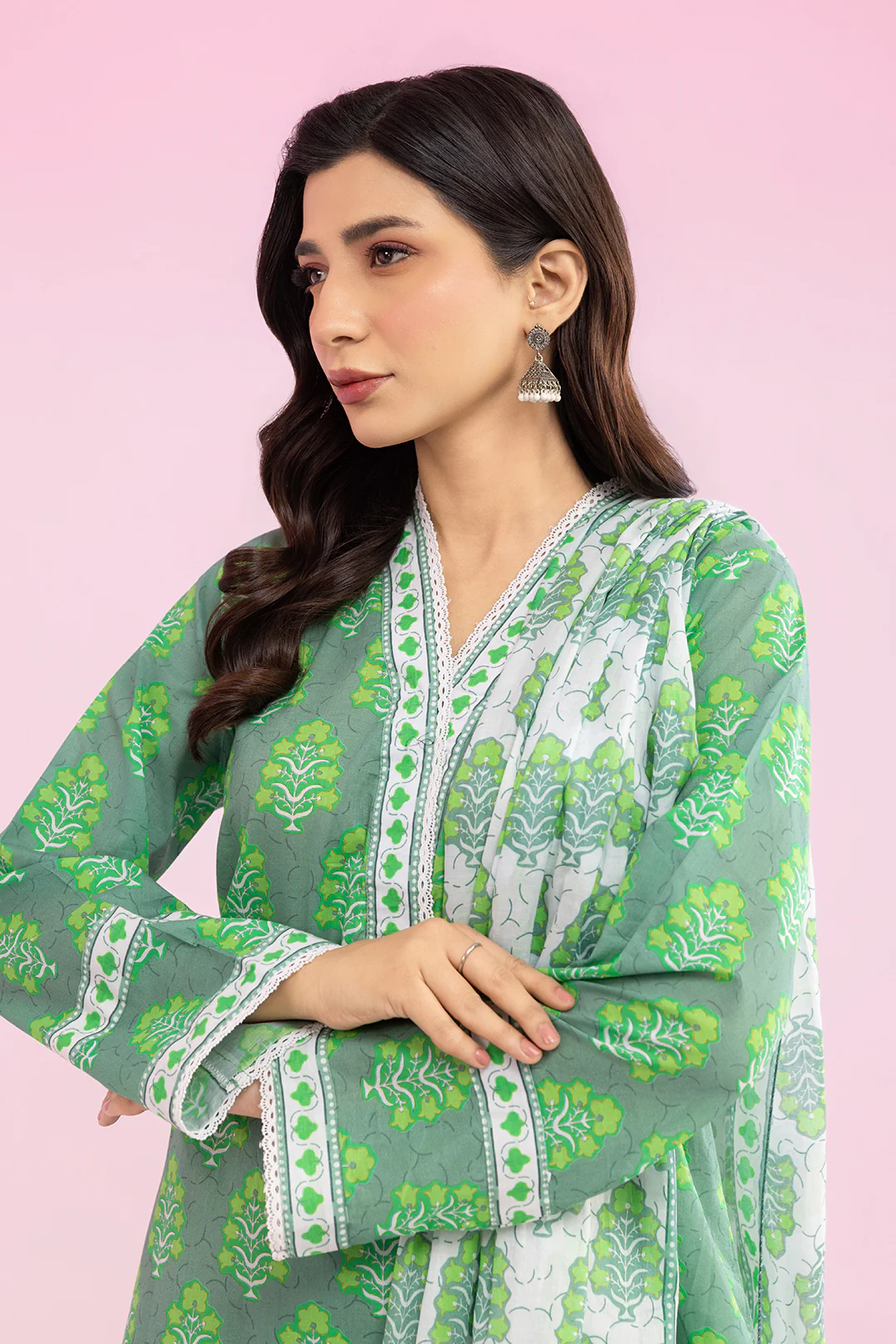 Kurta Dupatta Trouser - 2164 - Image 5
