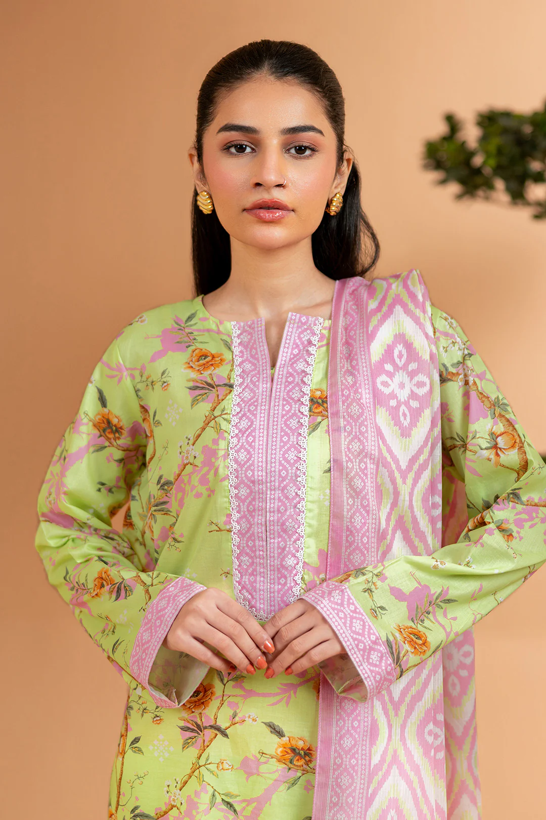 Kurta Dupatta Trouser - 2168 - Image 2