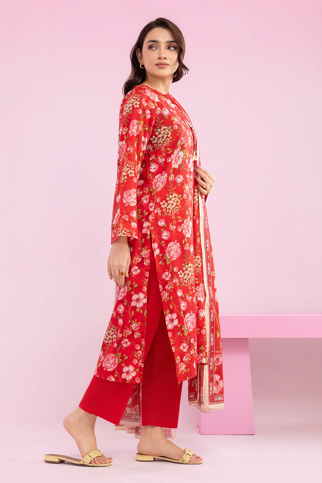 Kurta Dupatta Trouser - 2169 - Image 7