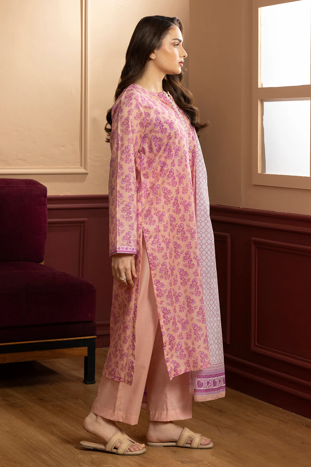 Kurta Dupatta Trouser - 2172 - Image 5
