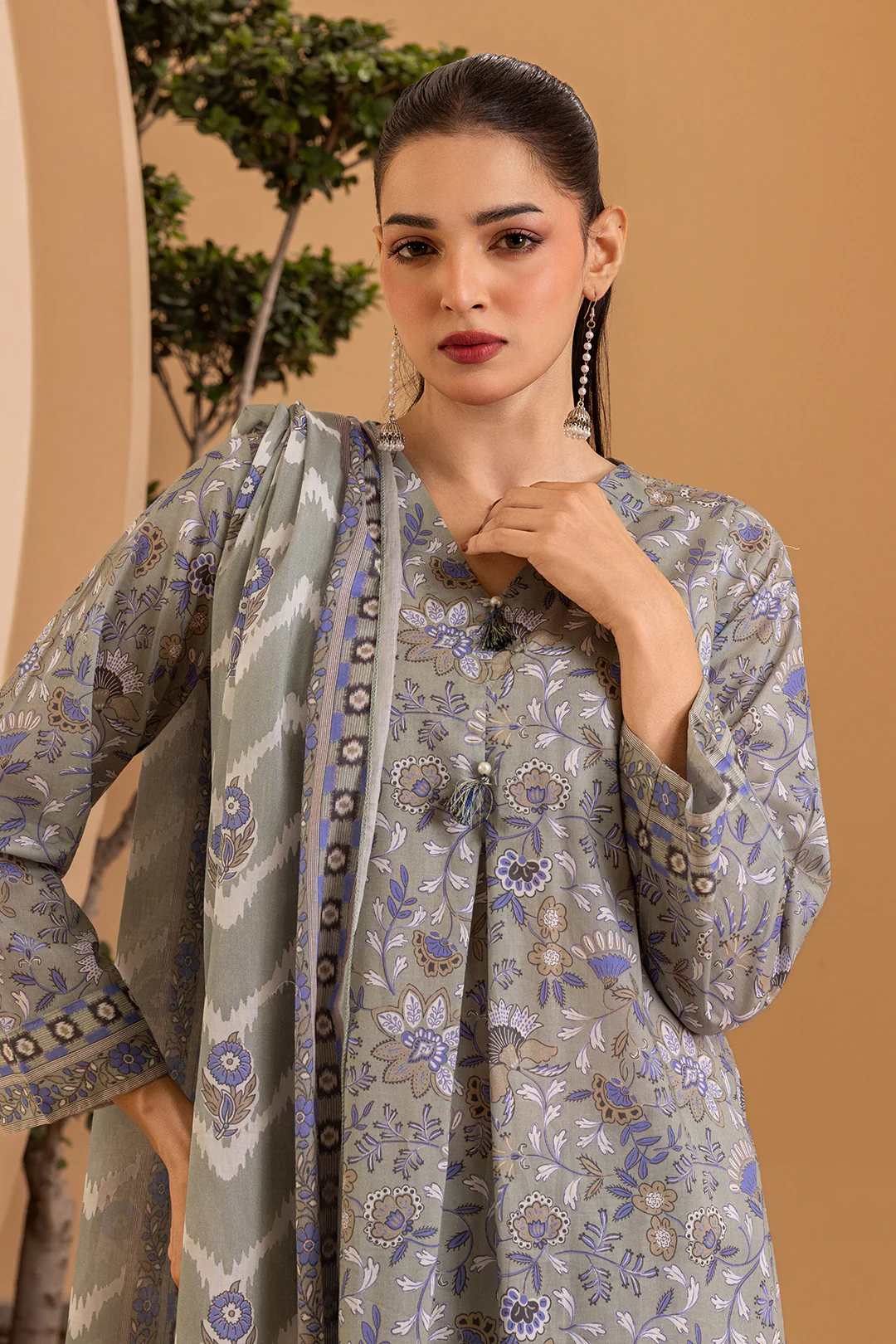 Kurta Dupatta Trouser - 2180 - Image 2