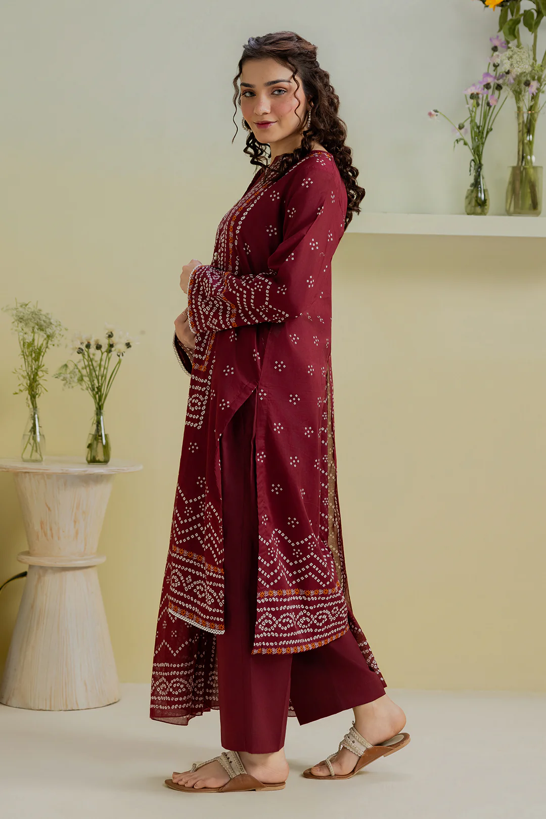 Kurta Dupatta Trouser - 2182 - Image 3