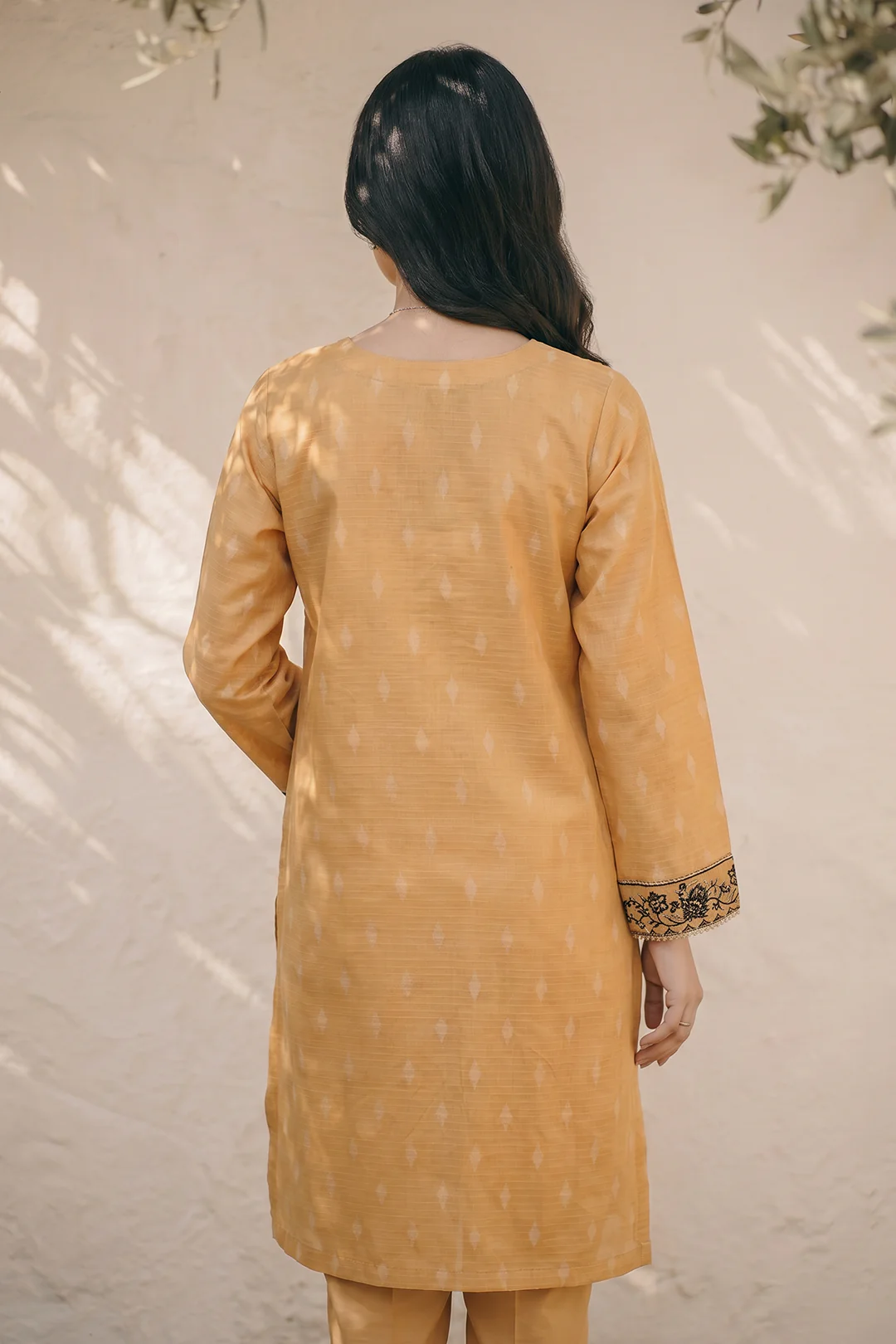 Embroidered Kurta Dupatta Trouser - 2194 - Image 6