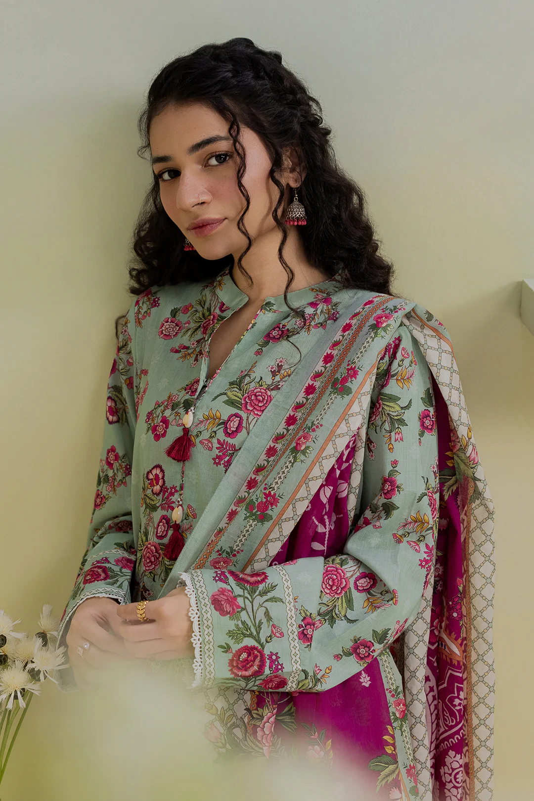 Kurta Dupatta Trouser - 2445 - Image 5