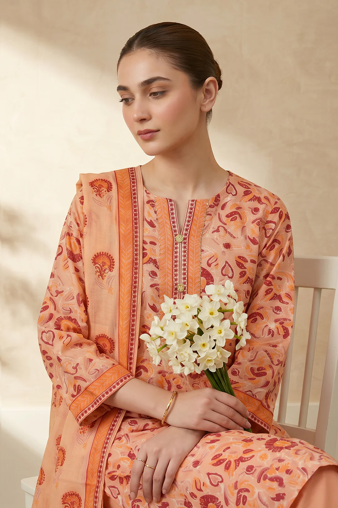 Kurta Dupatta Trouser - 2446 - Image 2