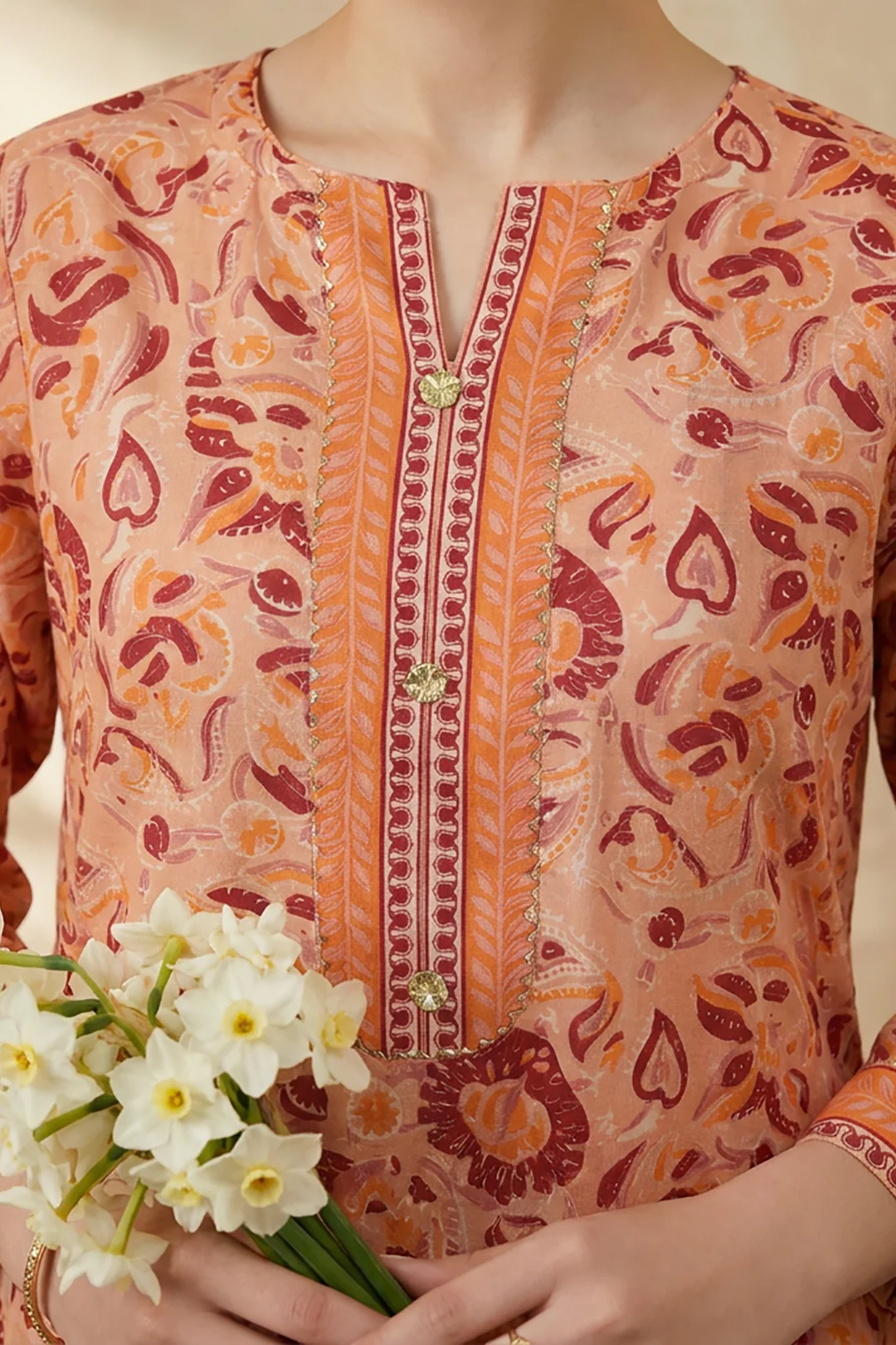 Kurta Dupatta Trouser - 2446 - Image 3