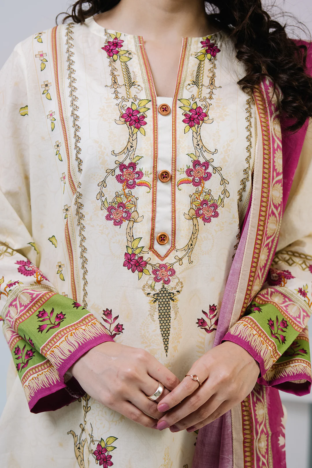 Kurta Dupatta Trouser - 2488 - Image 4