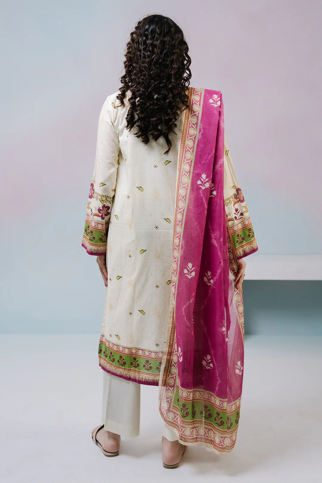 Kurta Dupatta Trouser - 2488 - Image 5