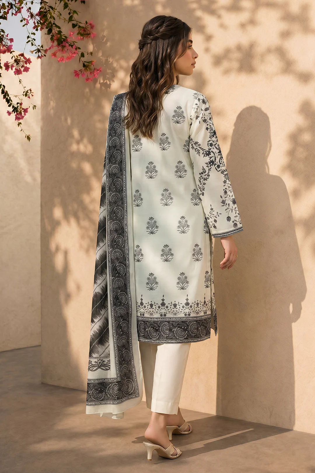 Kurta Dupatta Trouser - 2685 - Image 6