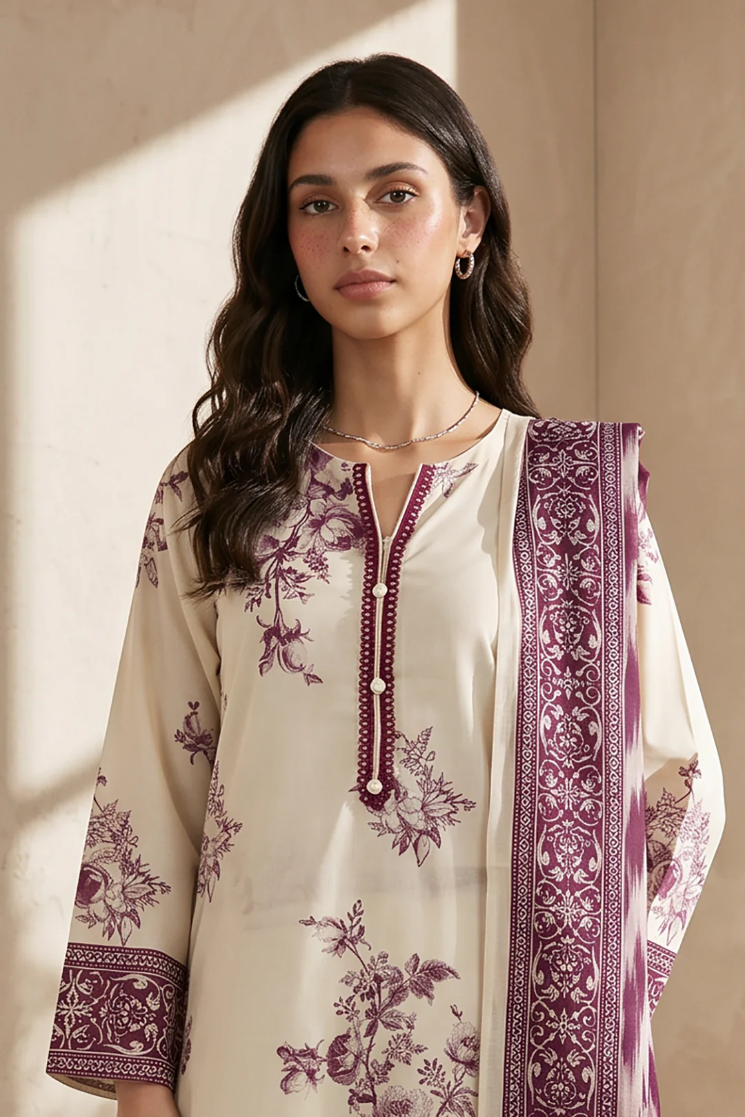 Kurta Dupatta Trouser - 2957 - Image 2