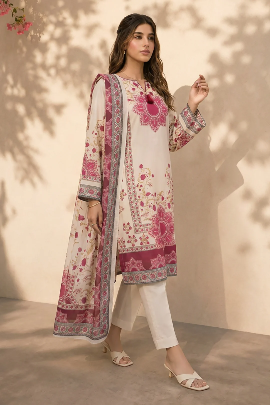 Kurta Dupatta Trouser - 2987 - Image 3
