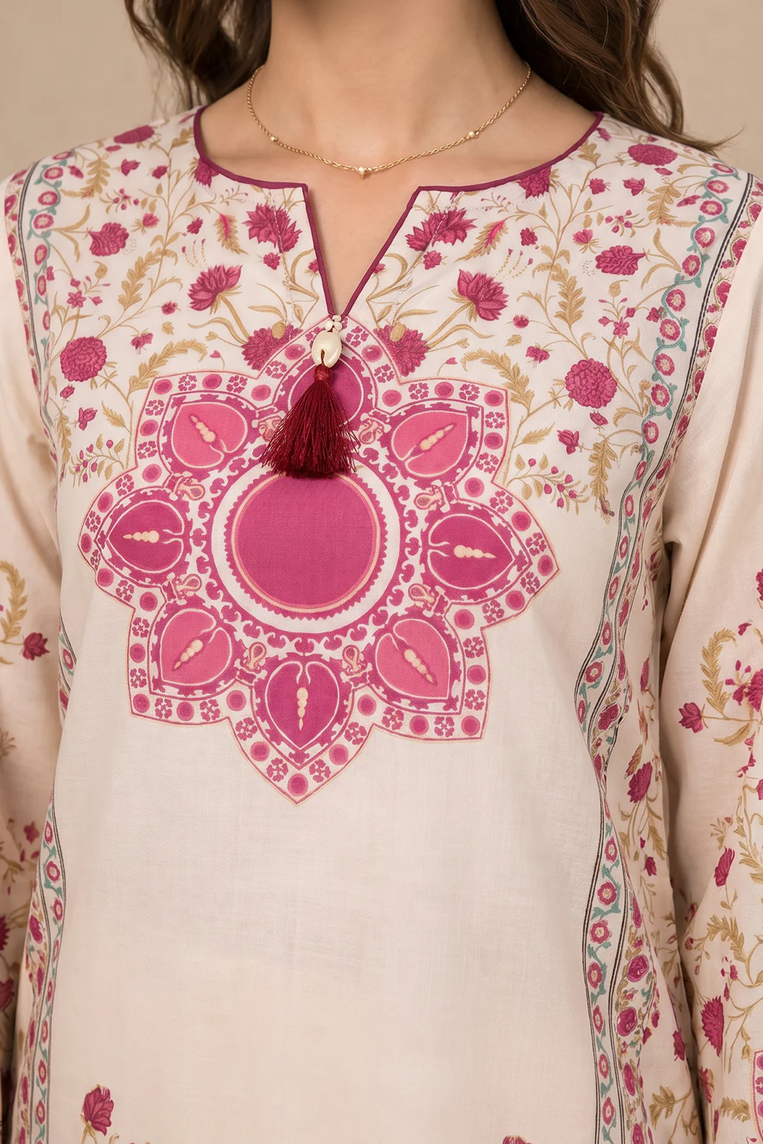 Kurta Dupatta Trouser - 2987 - Image 4